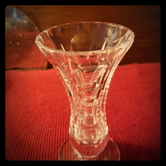 Vintage Crystal Vase - Picture 1 of 4